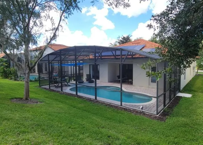 Cheerful 4Bed 3Bath With Pool Home Near Disney